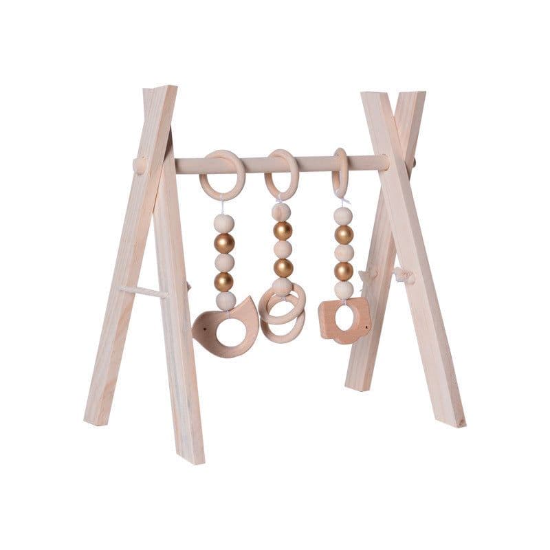 image-Wooden Baby Infant Fitness Frame Decorative Toys