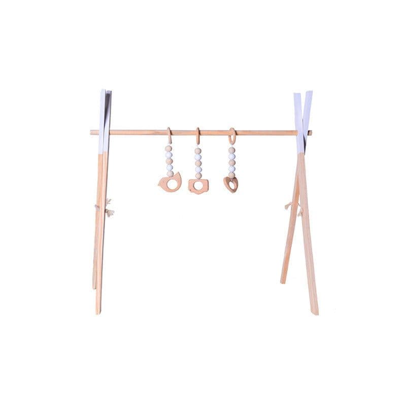 image-Wooden Baby Infant Fitness Frame Decorative Toys