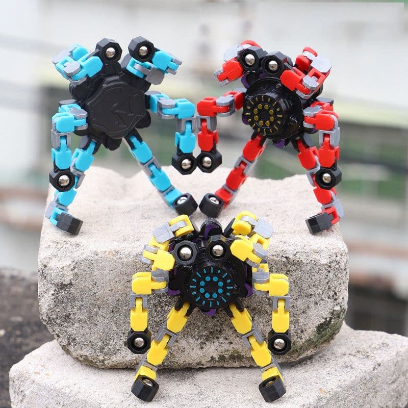 image-Deformed Fidget Spinner Chain Toys For Children Antistress Hand Spinner Vent Toys Adult Stress Relief Sensory Gyro Gift