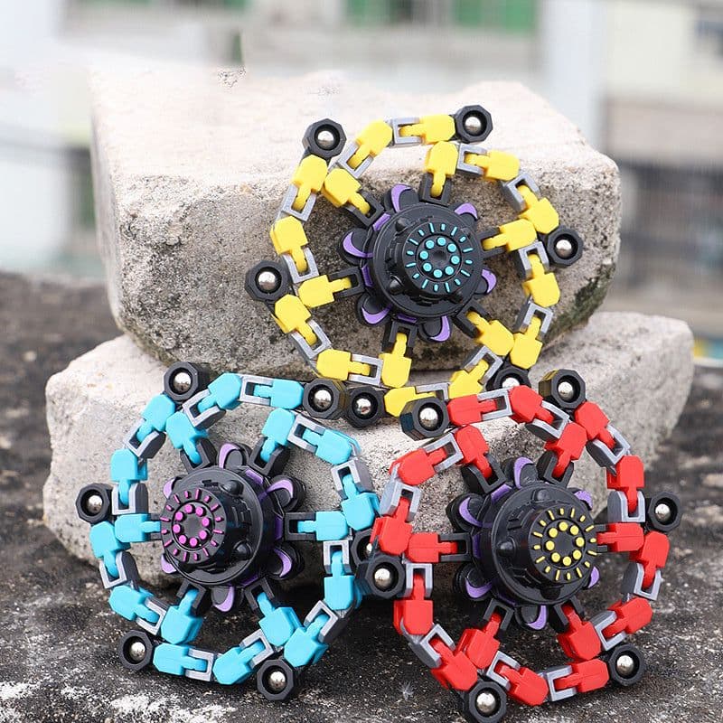 image-Deformed Fidget Spinner Chain Toys For Children Antistress Hand Spinner Vent Toys Adult Stress Relief Sensory Gyro Gift