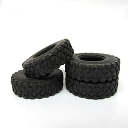 image-Toy Car With Moderate Hard And Soft Tire Skin And Gravel Tire Modification Parts