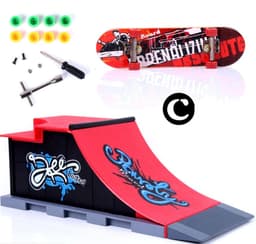 image-Fashion Children's Finger Skateboard Props Alloy