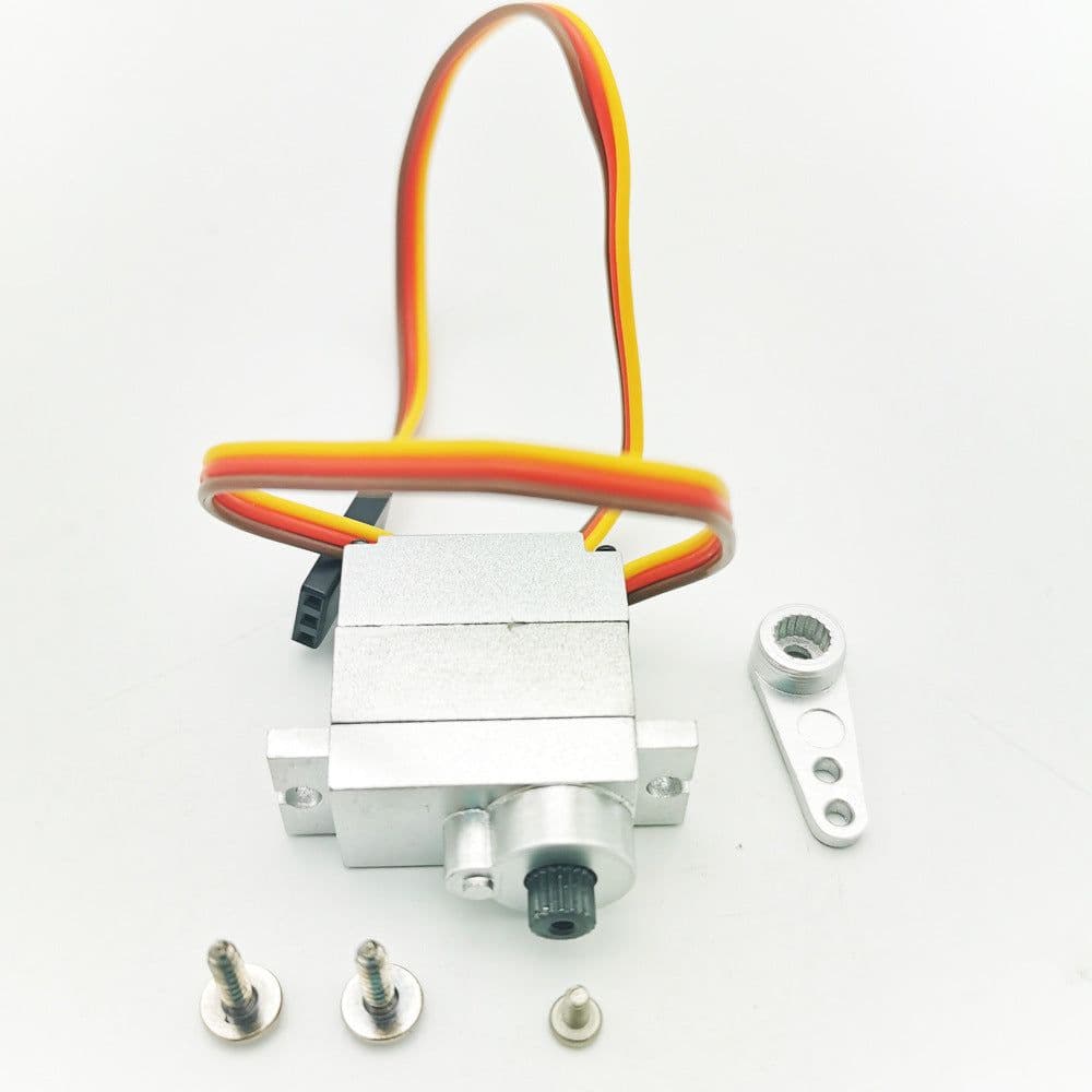 image-Full Metal Steering Gear Accessories Simulation Climbing Car Upgrade Modification Model Toy