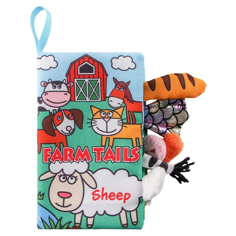 image-Enlightenment Early Learning Toys Children's Tail Cloth Book