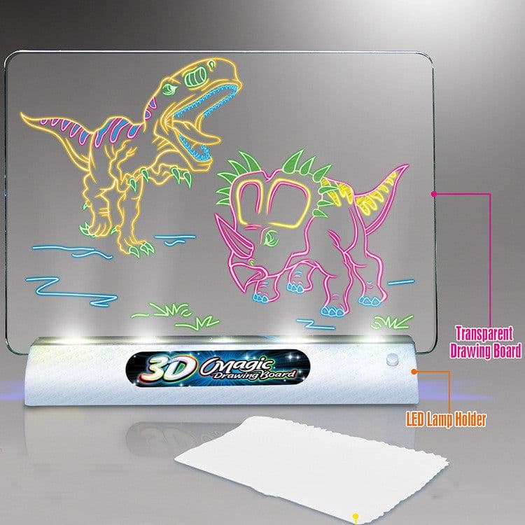 image-Children's Luminous 3D Drawing Writing Board