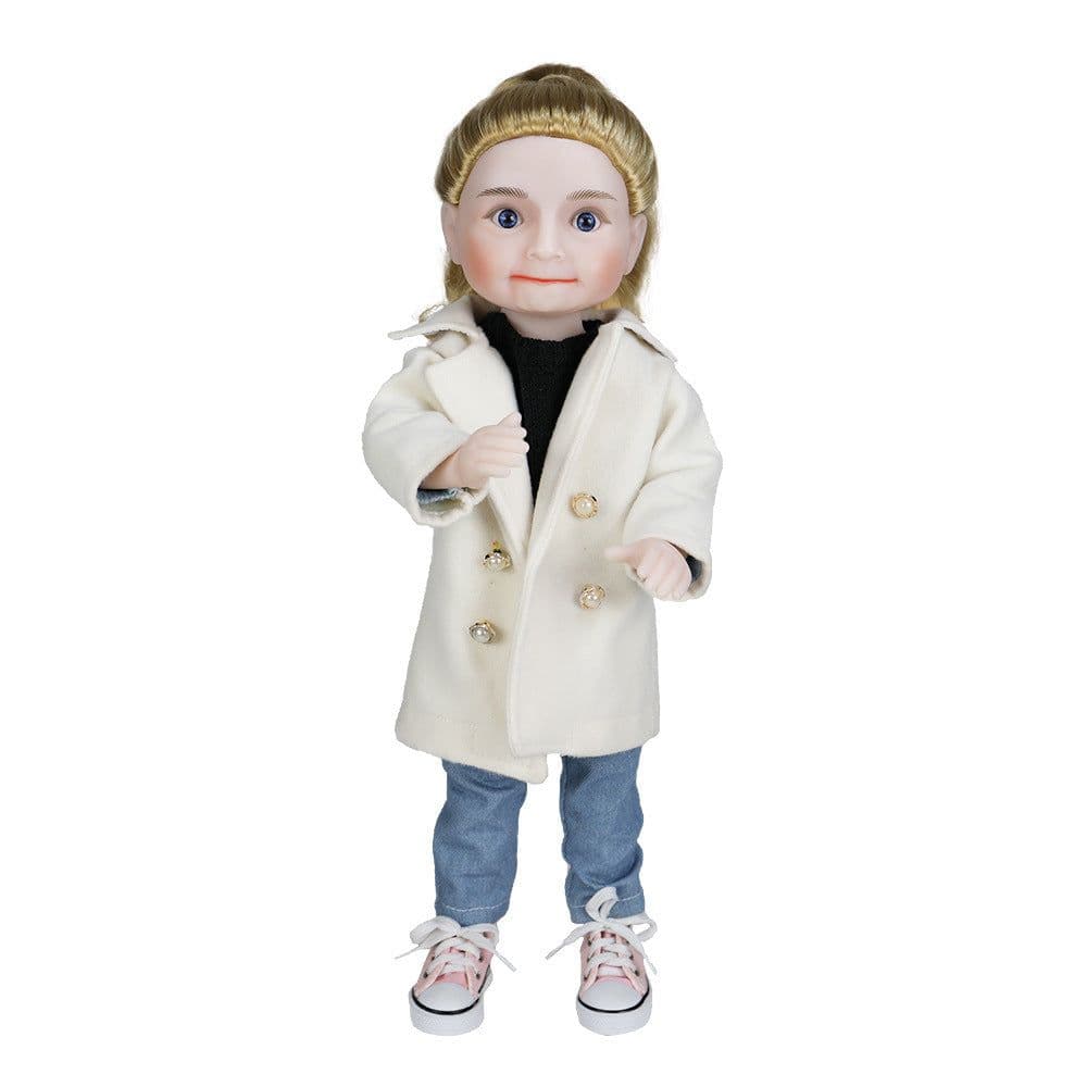 image-18 Inch African Simulation Doll Children's Toy Joint Vinyl