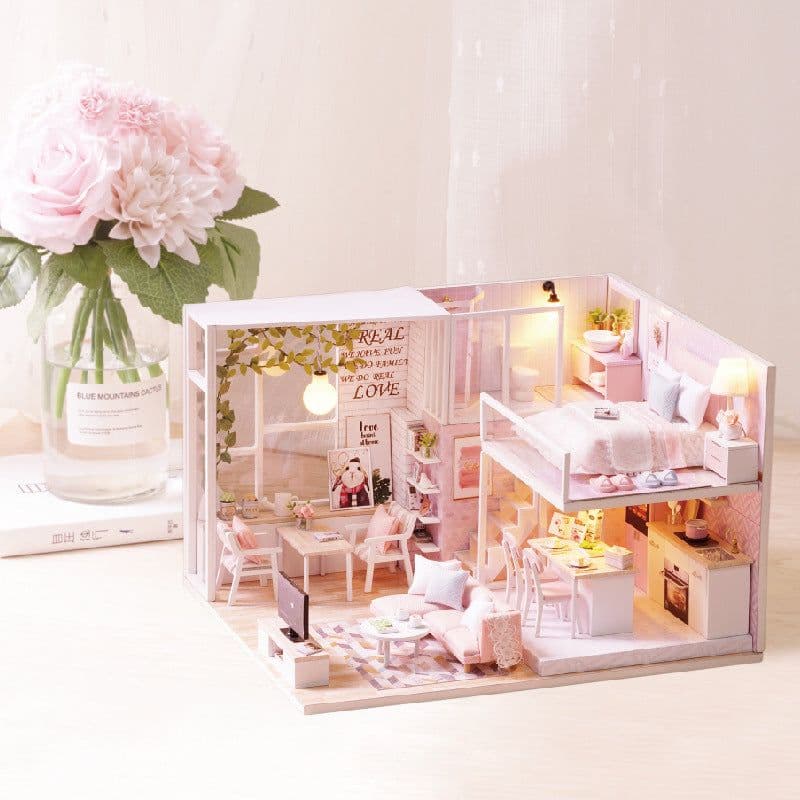 image-Fantasy Princess Loft Building Model Children Toys