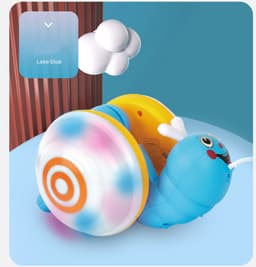 image-Children's Rope Dragging Snail Toy Light And Music Pulling The Baby Toddler