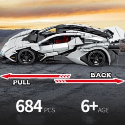 image-Boys Sports Car Series Building Blocks Educational Children's Toys