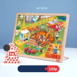 image-New Year Puzzle Color Box Boys And Girls Baby Kindergarten Toys Gifts 3