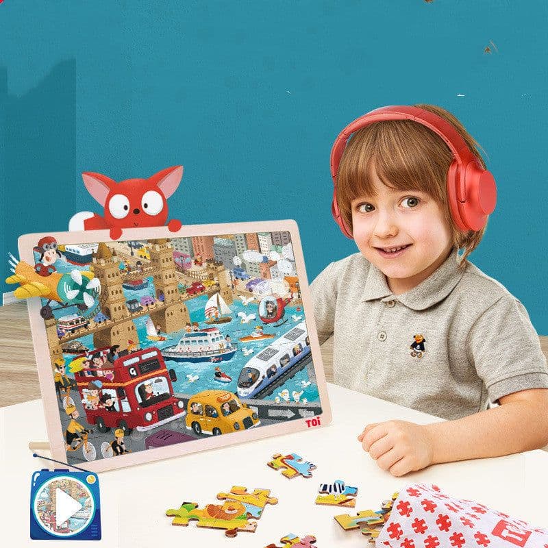 image-New Year Puzzle Color Box Boys And Girls Baby Kindergarten Toys Gifts 3