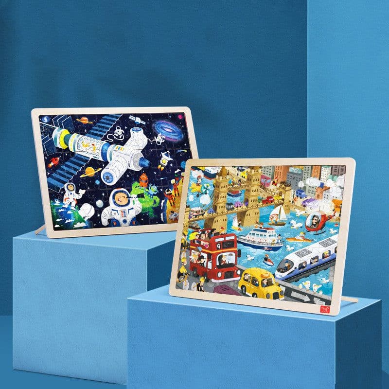 image-New Year Puzzle Color Box Boys And Girls Baby Kindergarten Toys Gifts 3