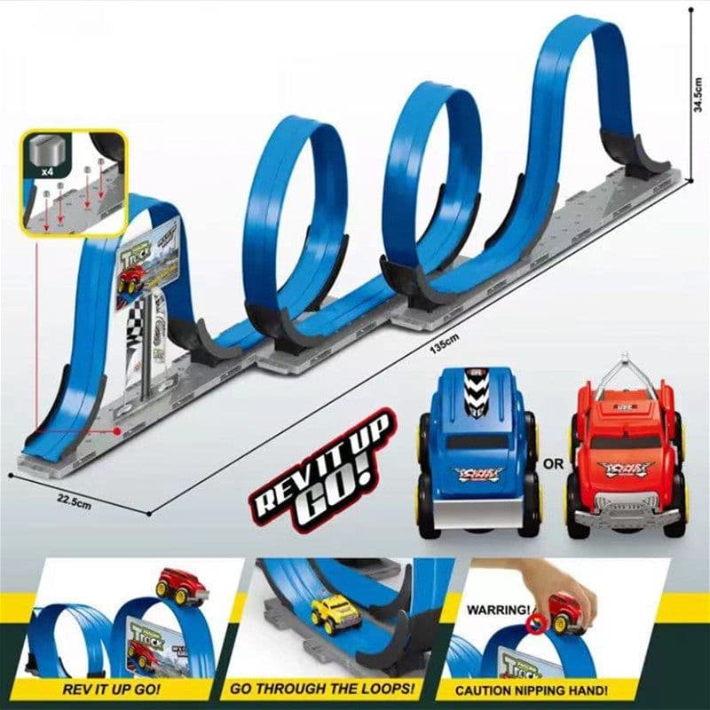 image-Anti Gravity Rail Car Inertia Car Track Children's Toy