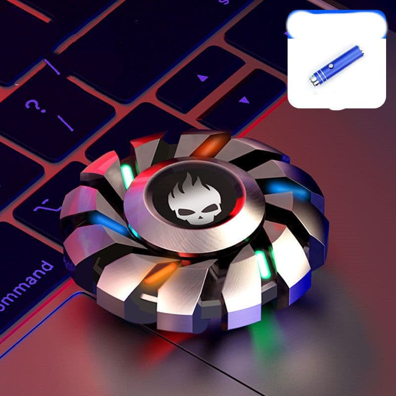 image-Luminous Fingertip Top Boring Metal Decompression Between Fingers