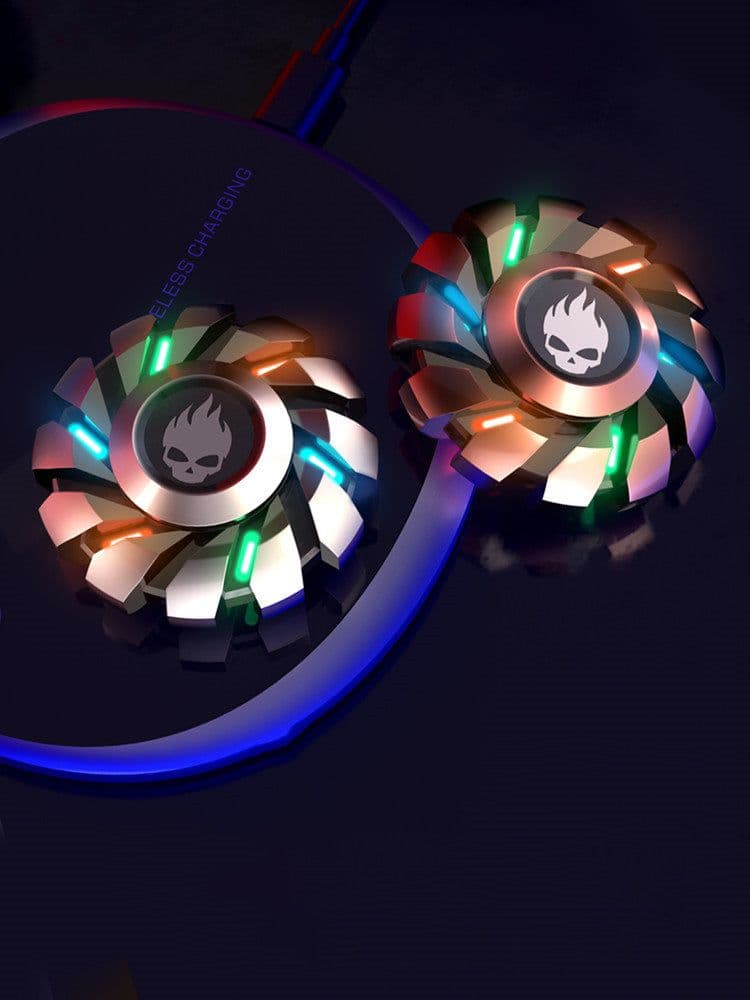 image-Luminous Fingertip Top Boring Metal Decompression Between Fingers