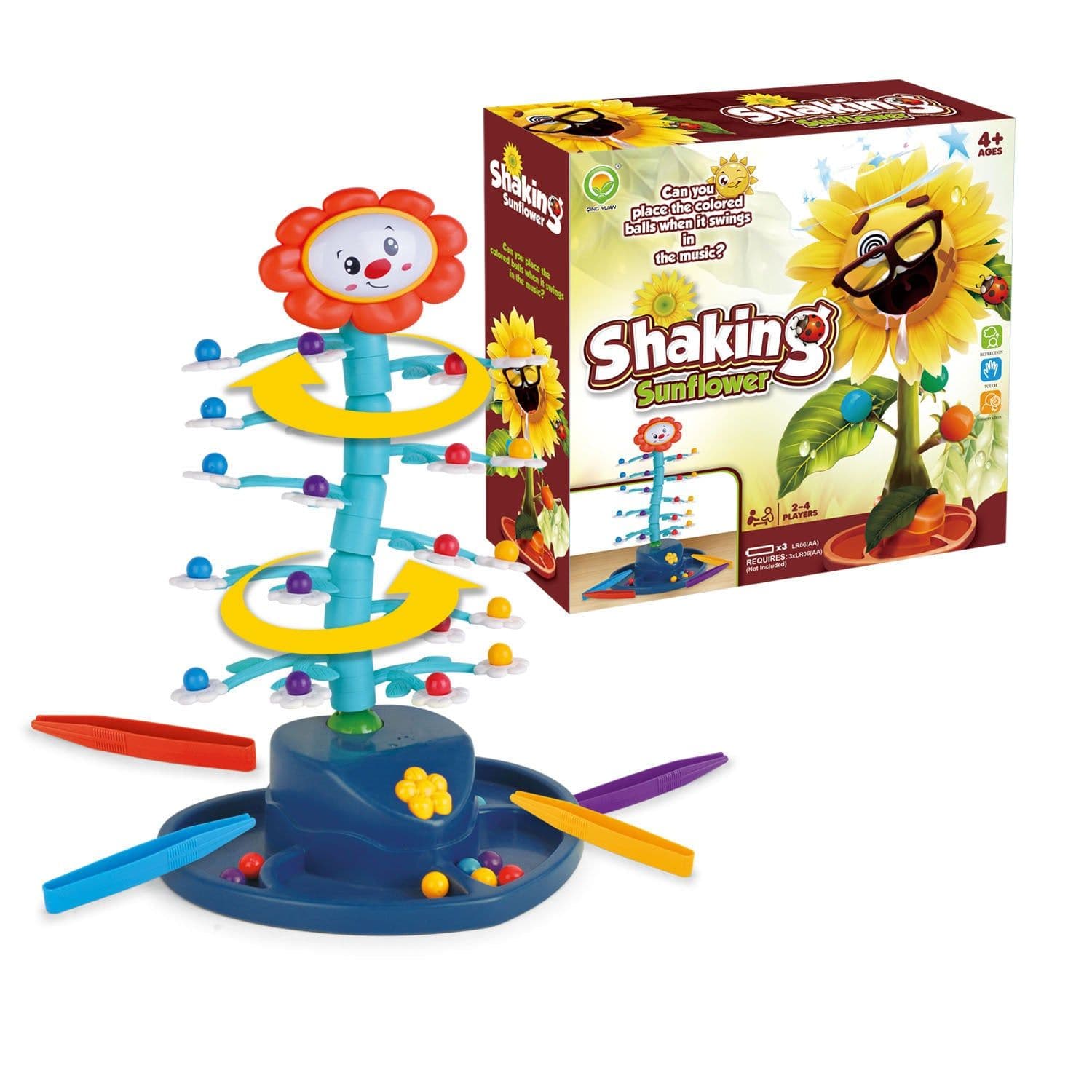 image-Electric Swing Sunflower Board Game Toy