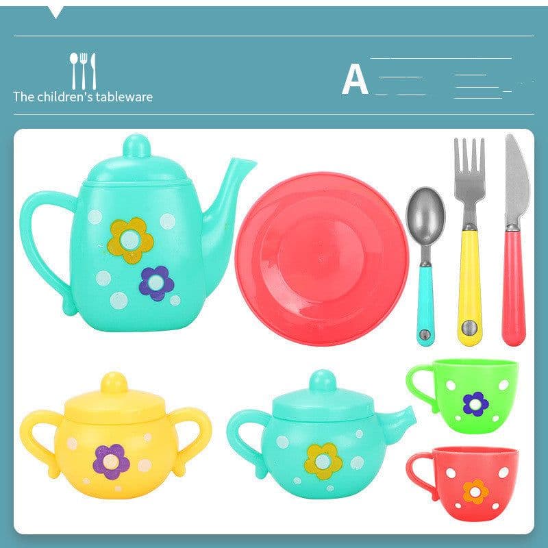 image-Children's Afternoon Teacup Tea Set Girl's Kitchen Play House