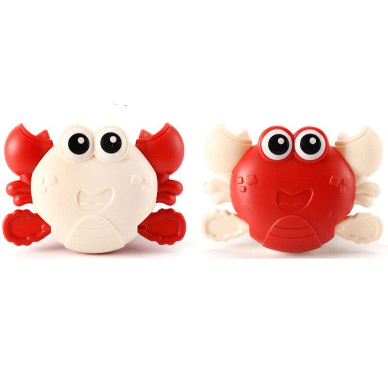 image-Baby Cute Little Crab Playing In The Bath