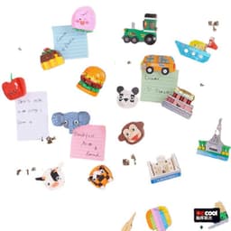 image-Animal Magnetic Fridge Magnet Assembled Building Block Toys For Children