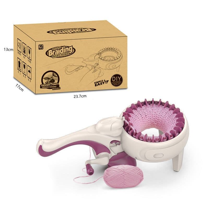 image-DIY Knitting Machine Toy 24 Needle Scarf Hat Hand Haruka Wool Knitting Machine