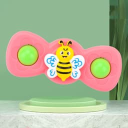 image-Baby Playing In Water And Bathing Fingertip Spinning Top Toy
