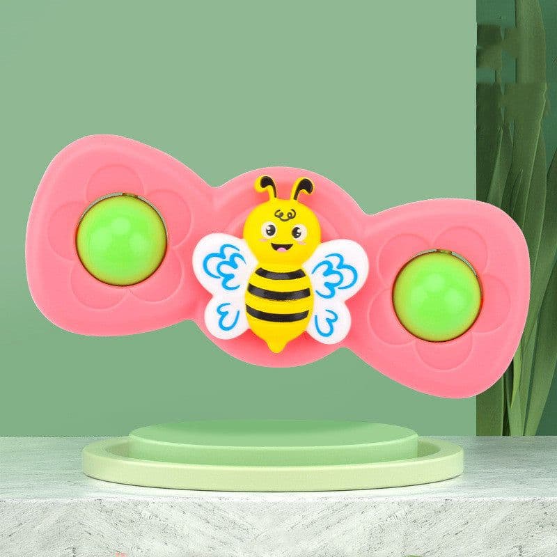 image-Baby Playing In Water And Bathing Fingertip Spinning Top Toy