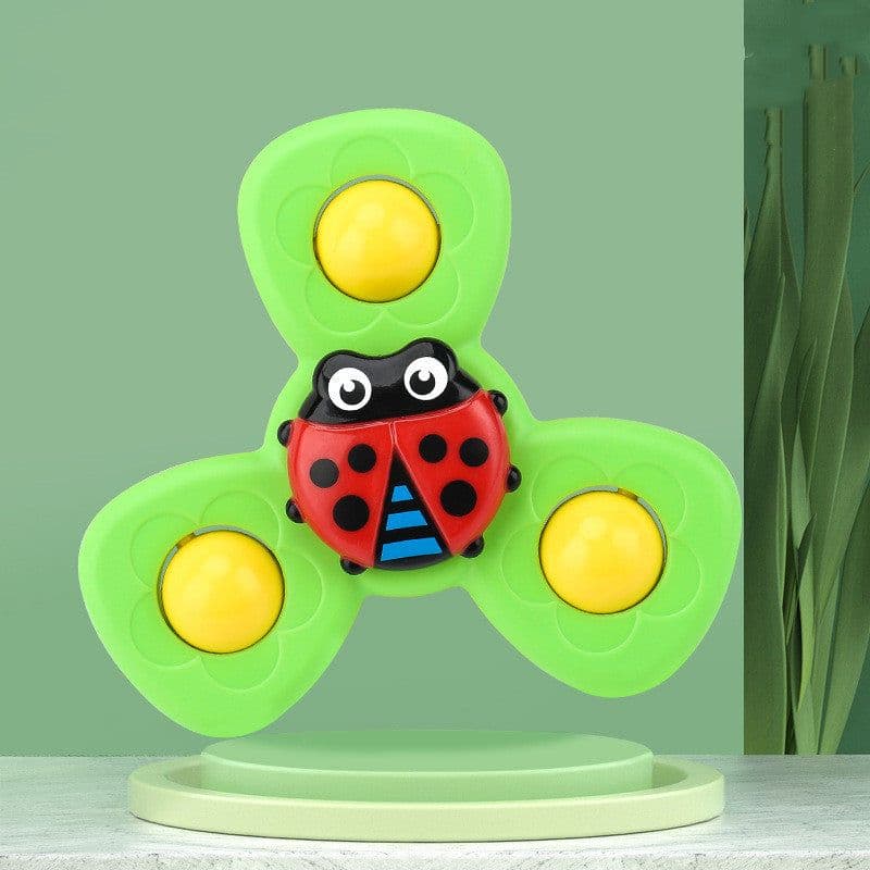 image-Baby Playing In Water And Bathing Fingertip Spinning Top Toy