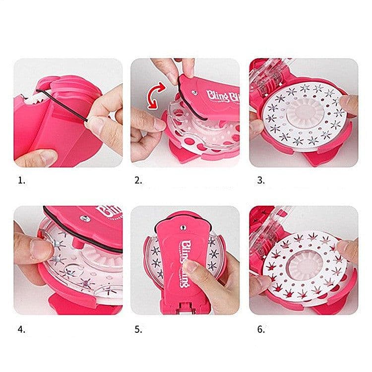 image-Girl Hair Accessories Stickers Rig FN Parent Child Children's Toys