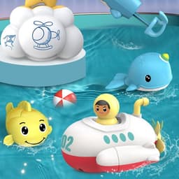 image-Baby On The Chain Toy Submarine Bathroom Bath