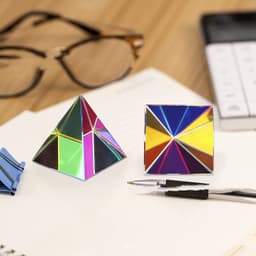 image-Crystal Cube Crystal Pyramid Prism Tabletop Toy