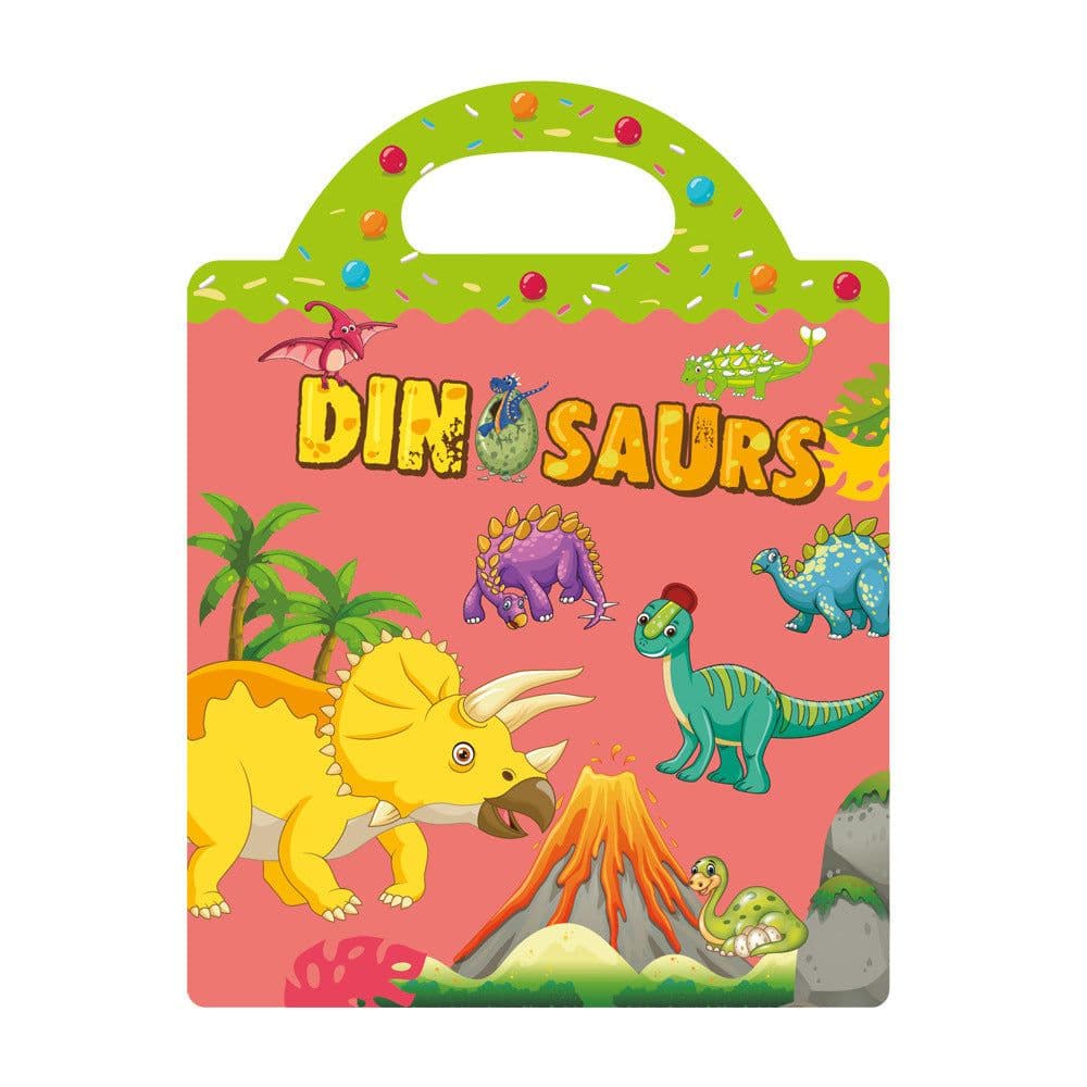image-Children's Sticker Book DIY Sticker Dinosaur Animal