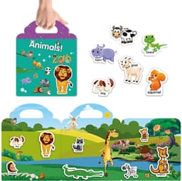 image-Children's Sticker Book DIY Sticker Dinosaur Animal