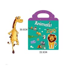 image-Children's Sticker Book DIY Sticker Dinosaur Animal