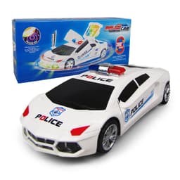 image-Rotary Deformation Police Car Simulation Model Wholesale Toys