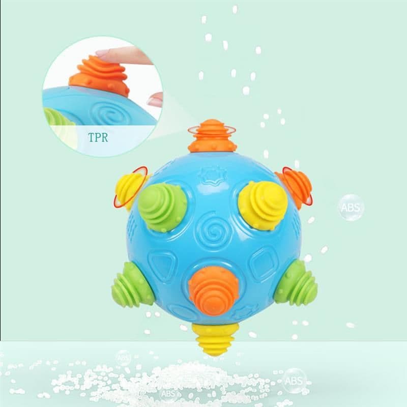 image-Newborn Baby Kids Music Shake Dancing Free Bouncing Sensory Developmental Ball Toy Music Vibrating Dancing Balls