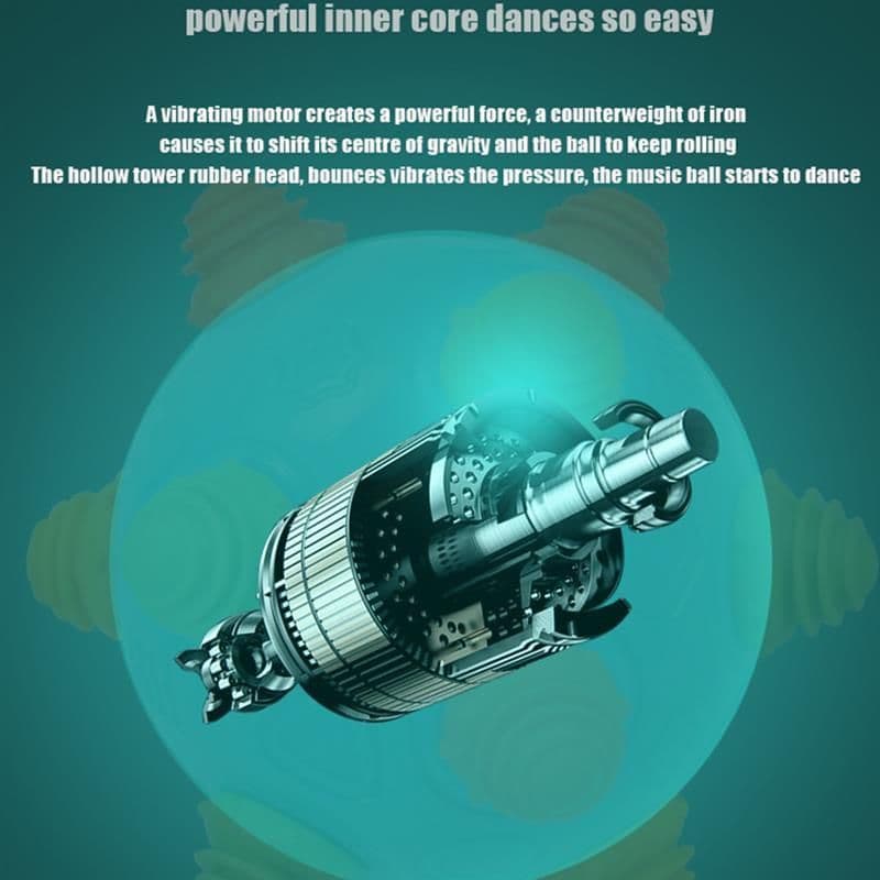 image-Newborn Baby Kids Music Shake Dancing Free Bouncing Sensory Developmental Ball Toy Music Vibrating Dancing Balls