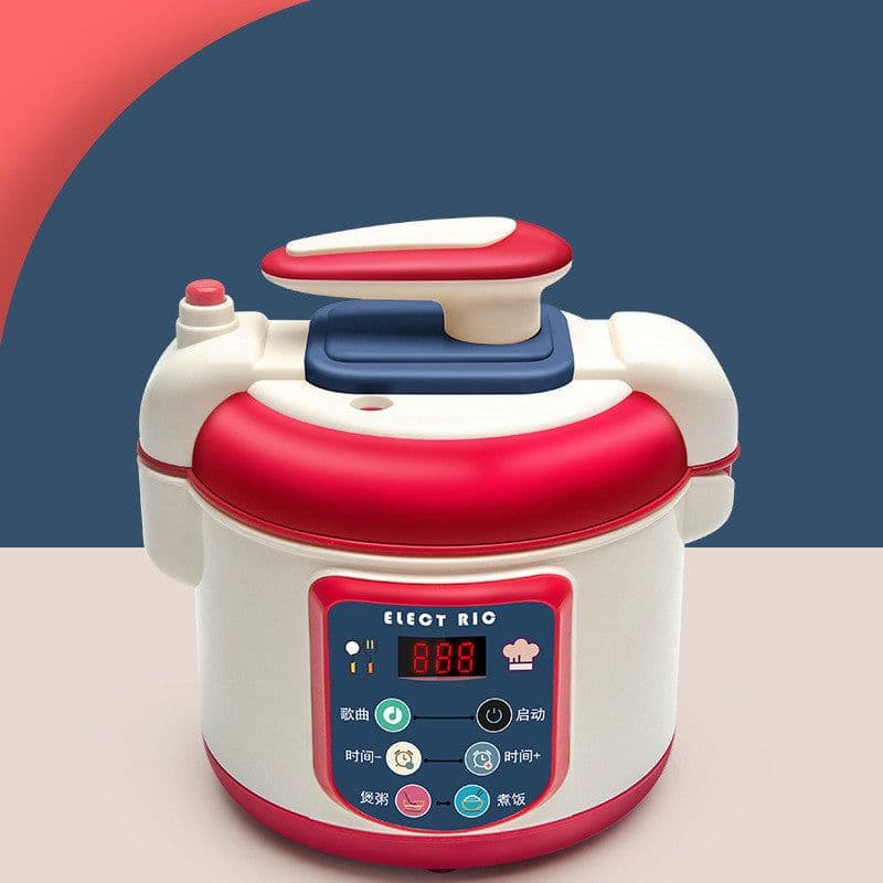 image-Children's Play House Simulation Small Kitchen Rice Cooker Toy Set