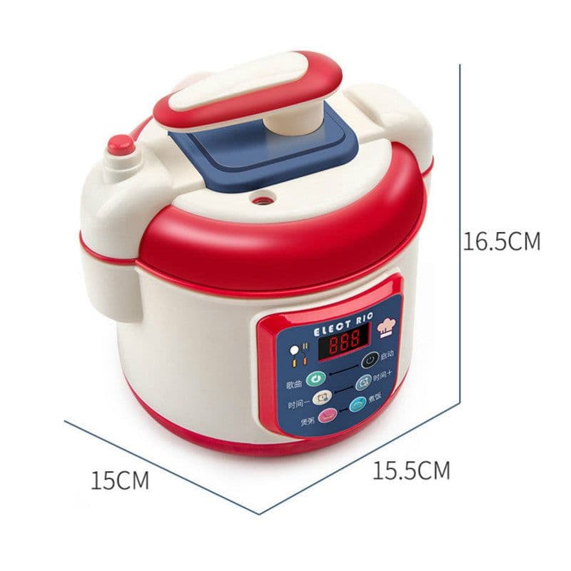 image-Children's Play House Simulation Small Kitchen Rice Cooker Toy Set