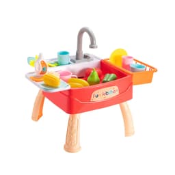 image-Kitchen Children Dishwasher Simulation Sink Faucet Circulating Water Electric Wash Table Toys