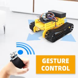 image-Tank Graphical Programming C DIY Smart Robot Car For CH340 Arduino Nano STEM Educational Building Block