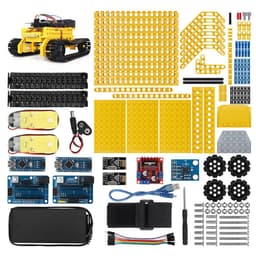 image-Tank Graphical Programming C DIY Smart Robot Car For CH340 Arduino Nano STEM Educational Building Block