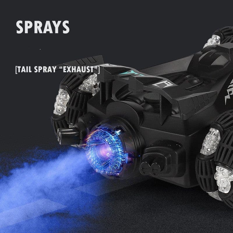 image-Drift Spray High Speed Music Light Remote Control Children's Electric Toy Car