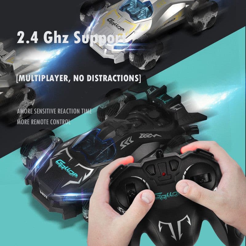 image-Drift Spray High Speed Music Light Remote Control Children's Electric Toy Car