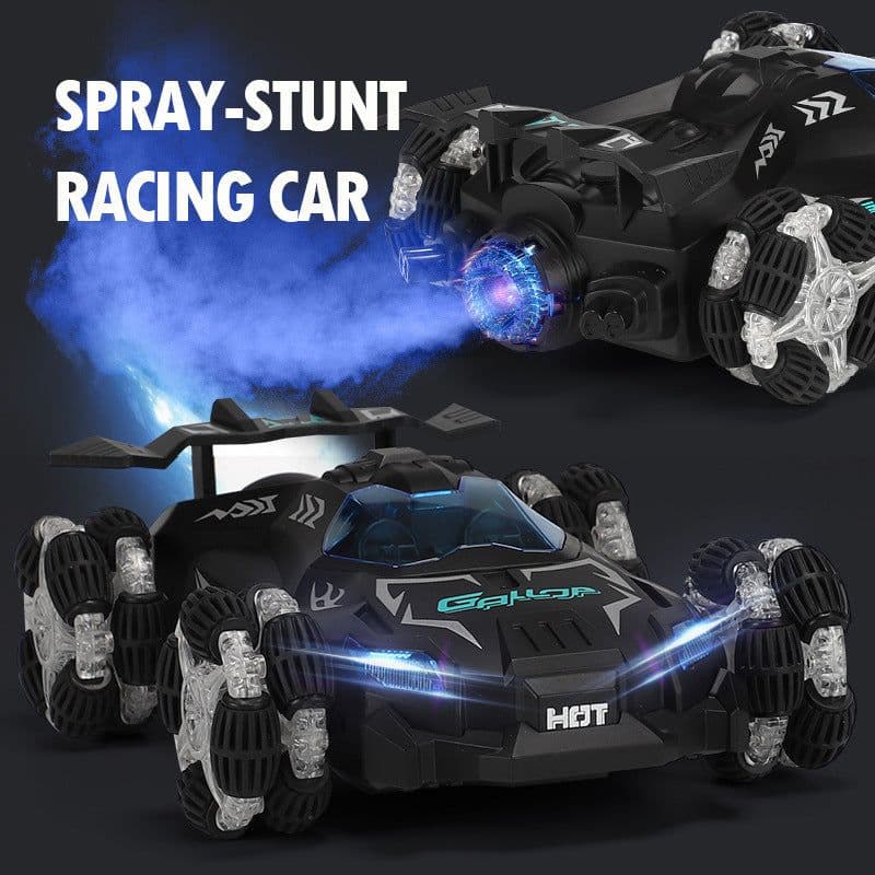 image-Drift Spray High Speed Music Light Remote Control Children's Electric Toy Car