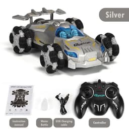image-Drift Spray High Speed Music Light Remote Control Children's Electric Toy Car