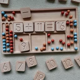 image-Beech Nordic Simple Wind Handwritten Early Education Digital Building Blocks Operation Toy