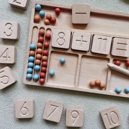 image-Beech Nordic Simple Wind Handwritten Early Education Digital Building Blocks Operation Toy