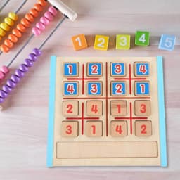 image-Wooden Sudoku Jiugongge Game Chess Educational Toy