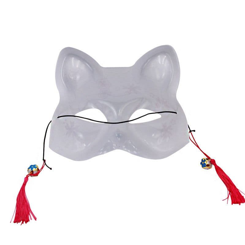 image-Japanese Style Japanese Style Cherry Blossom Fox Cat Mask Festival Celebration Mask Christmas Carnival Mask