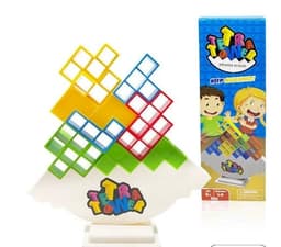 image-Balance Stacking Board Games Kids Adults Tower Block Toys For Family Parties Travel Games Boys Girls Puzzle Buliding Blocks Toy
